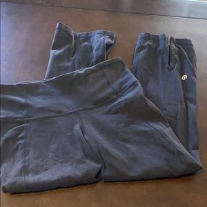 Lululemon black crop leggings 4